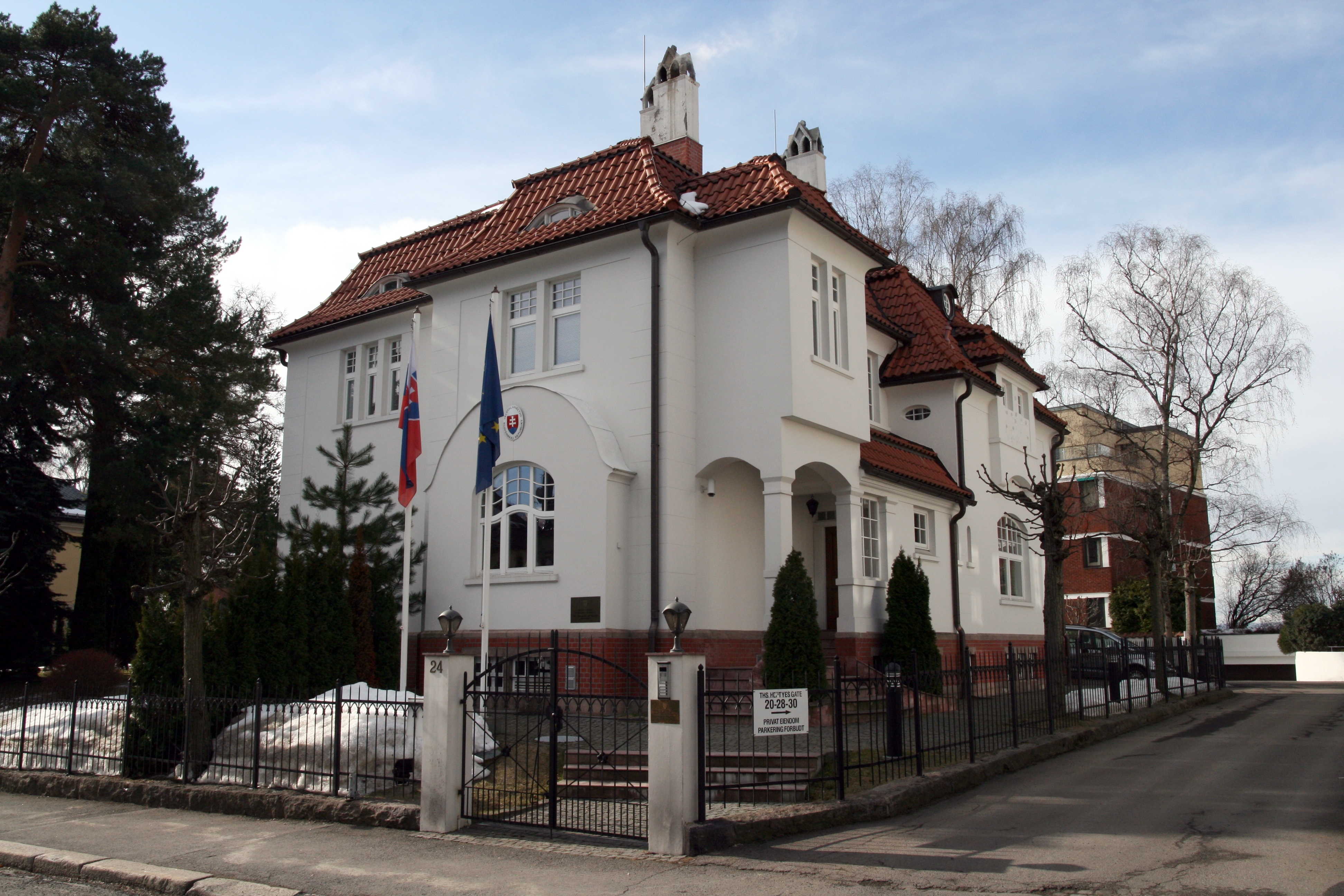 Ekspert undertøj Forskellige Slovakias ambassade i Oslo – Wikipedia