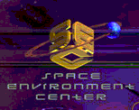 Tidligere logo for Space Environment Center