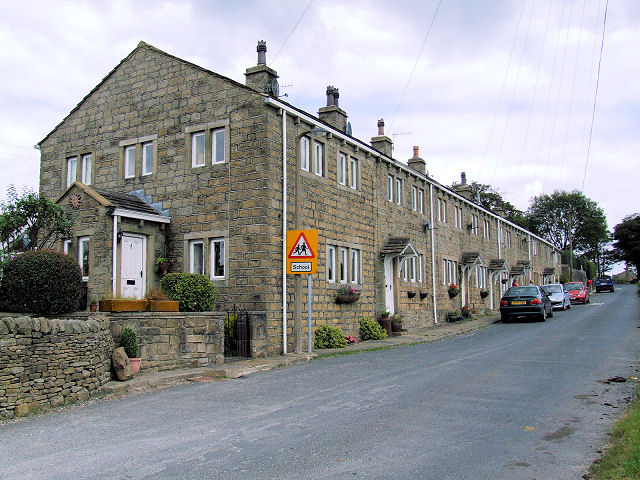 File:Terrace of houses, Oldfield Village - geograph.org.uk - 539823.jpg
