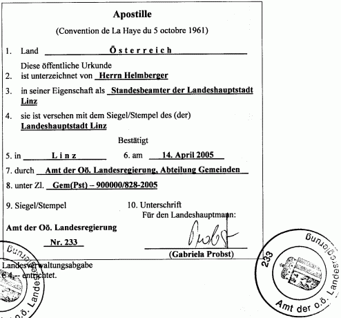 Apostille wiki