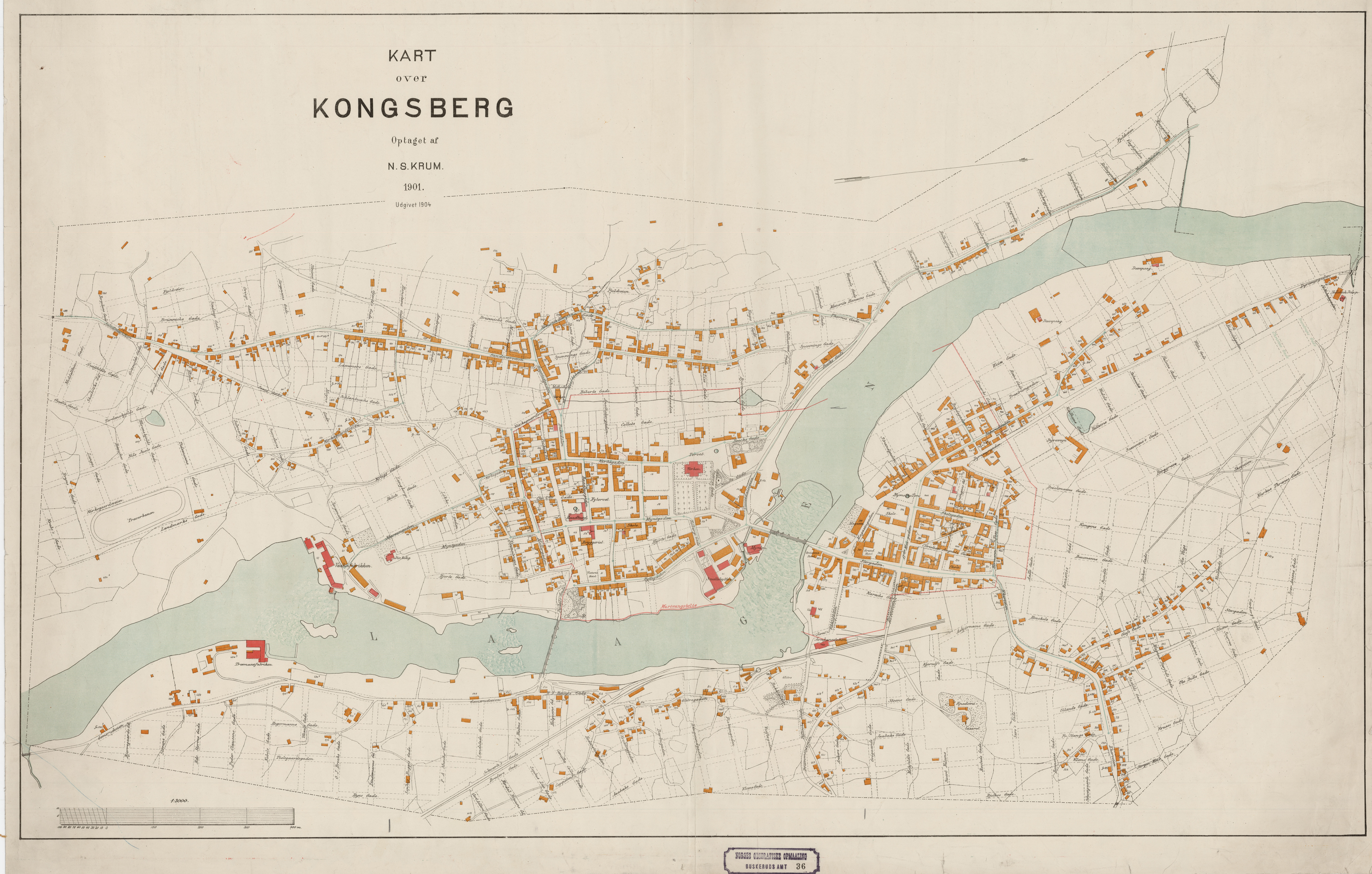 kart over kongsberg File Buskerud Amt Nr 36 Kart Over Kongsberg 1901 Jpg Wikimedia Commons kart over kongsberg