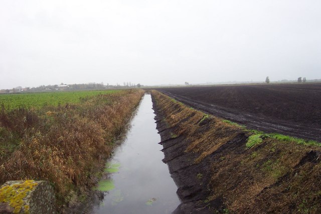 File:Drain on Home Dams Fen - geograph.org.uk - 281094.jpg