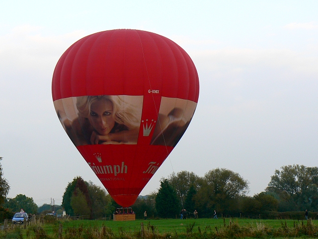 File:Hot air balloon, Hook, Wiltshire (2) - geograph.org.uk - 579465.jpg