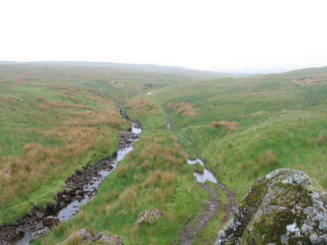 File:Maich Water and track to Misty Law - geograph.org.uk - 189155.jpg