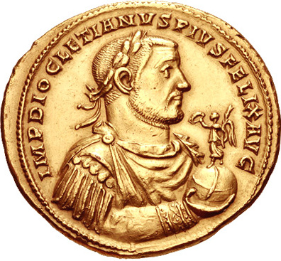 Medallion of Diocletian, AD 303.