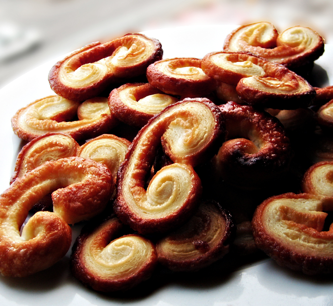 various baked products made of dough