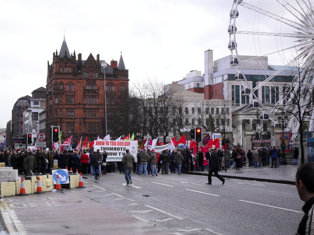 File:Trade Union Rally - November 2009, Belfast (3-3) - geograph.org.uk - 1570849.jpg