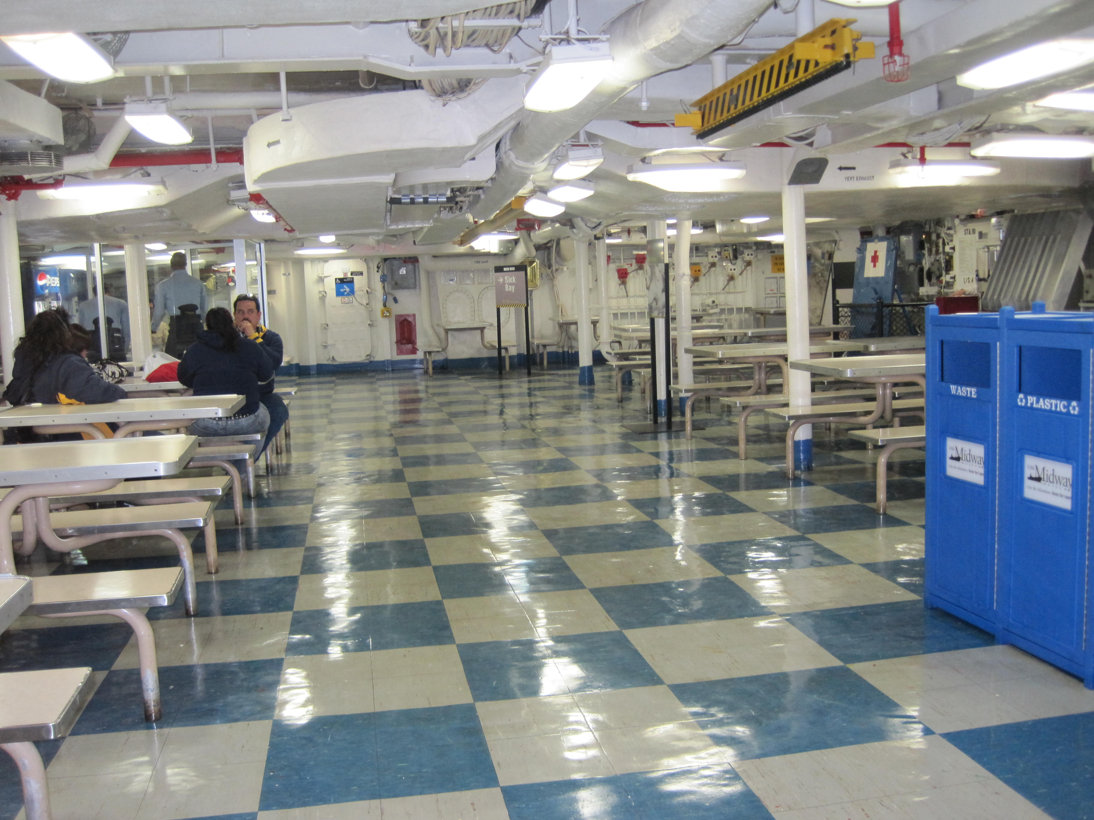 uss midway museum interior