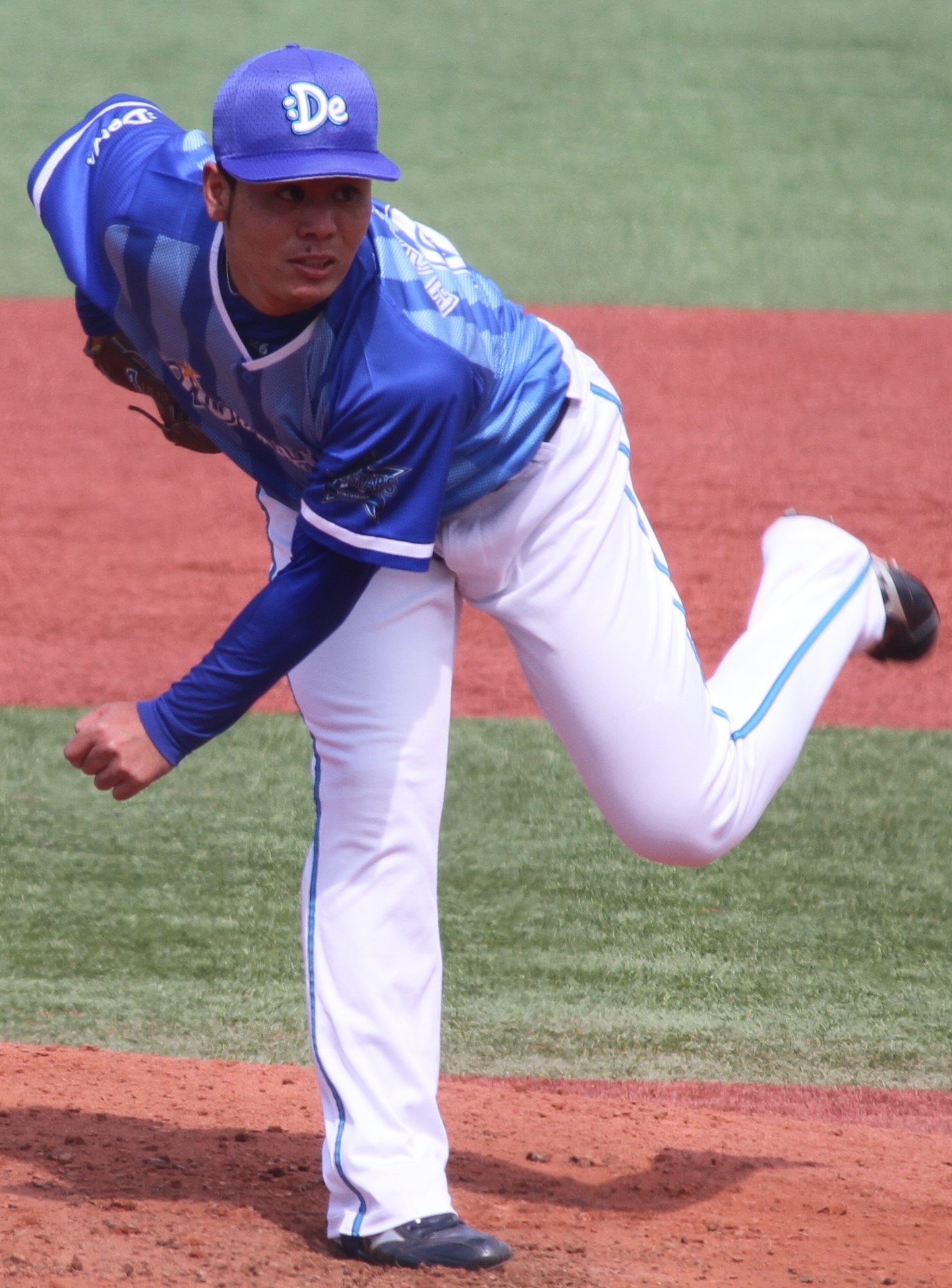 File:20170402 haruhiro hamaguchi pitcher of the Yokohama DeNA