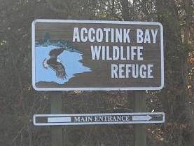 Accotink Bay Wildlife Refuge sign.JPG