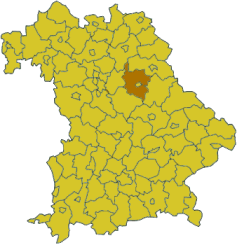Landkreis Amberg-Sulzbach läge i Bayern