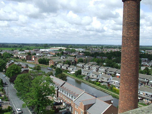 File:Burscough from the roof of Ainscough Flour Mill.jpg