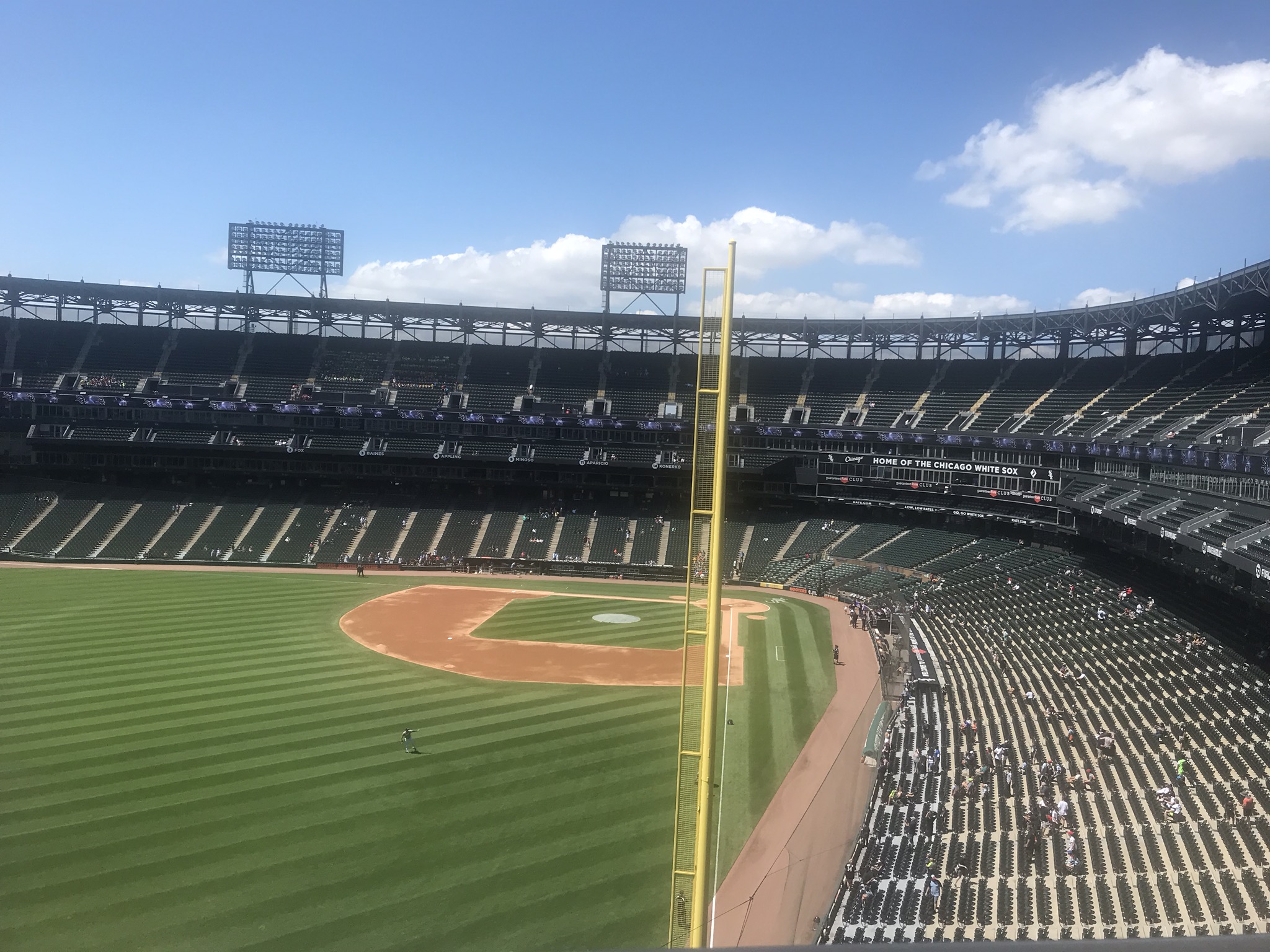 white sox stadium aerial view