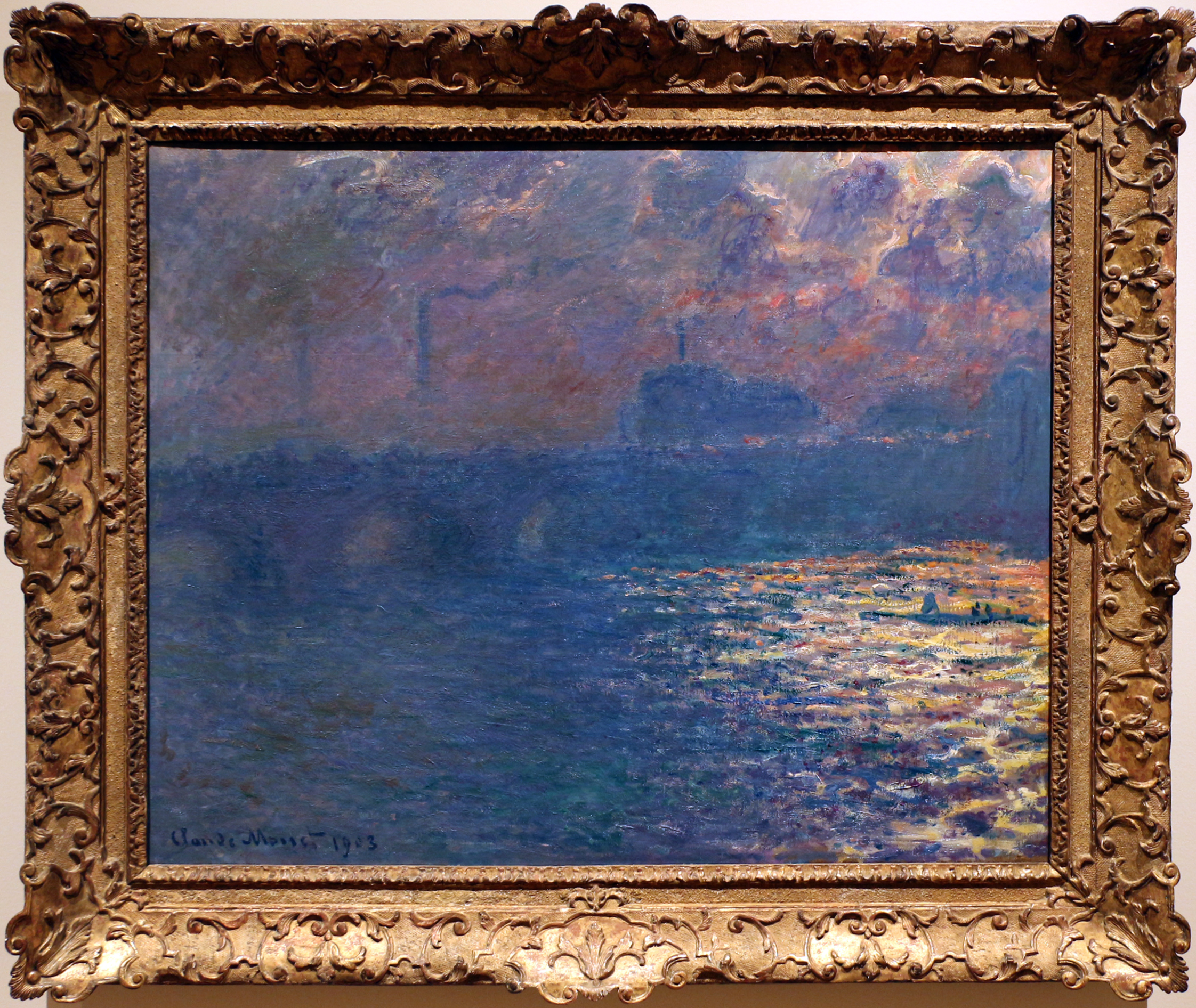 File:Claude monet, waterloo bridge, effetto di luce solare, 1900