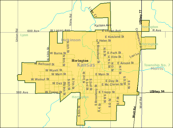 File:Detailed map of Herington, Kansas.png