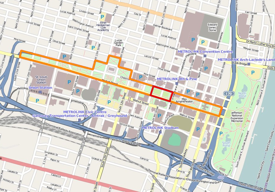 St Clair Mall Map File:gateway Mall Map With Citygarden Marked.jpg - Wikimedia Commons