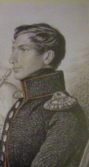 retrato de ip  Konovnitsyna (K. Gampeln, 1820-1830, fragmento de un retrato familiar)