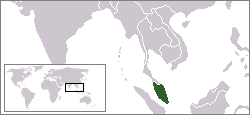 Malesia giapponese - Localizzazione