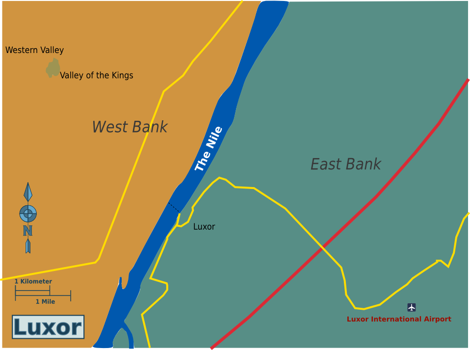 Люксор на карте. Луксор достопримечательности на карте. Луксор на карте