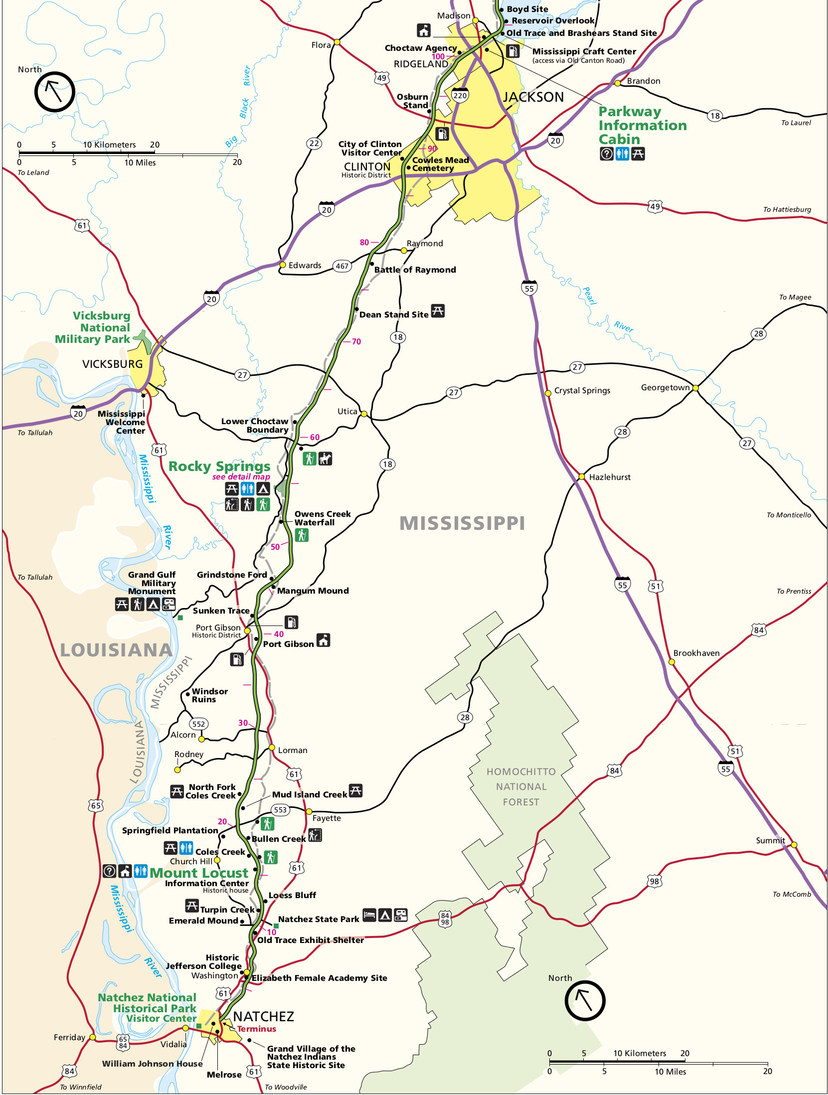 Natchez Trace Parkway Map File:nps Natchez-Trace1-Natchez-To-Jackson.jpg - Wikimedia Commons