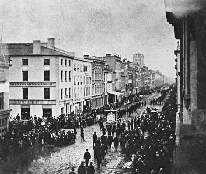 File:Orangemen's Parade in the late 1860s on King Street East.jpg