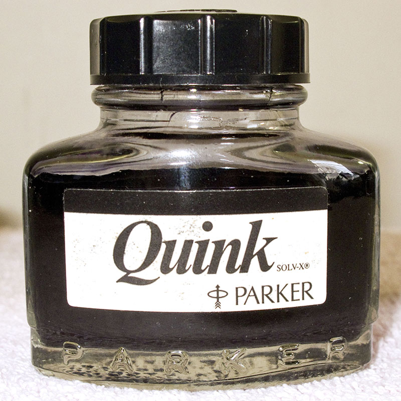 Parker Quink Ink Bottle, Black, 57 ml