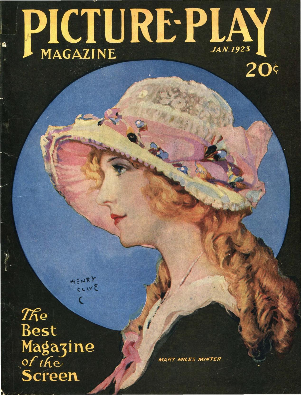 Mary cover. Picture Play журнал. Henry Clive, 1920s. Vintage Magazine. Vintage Magazin pictures Playstar 1996 01.