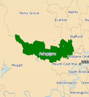 <span class="mw-page-title-main">Electoral district of Ashgrove</span>