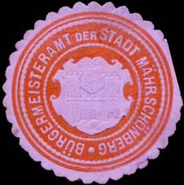 File:Siegelmarke Bürgermeisteramt der Stadt Mährisch Schönberg W0318585.jpg