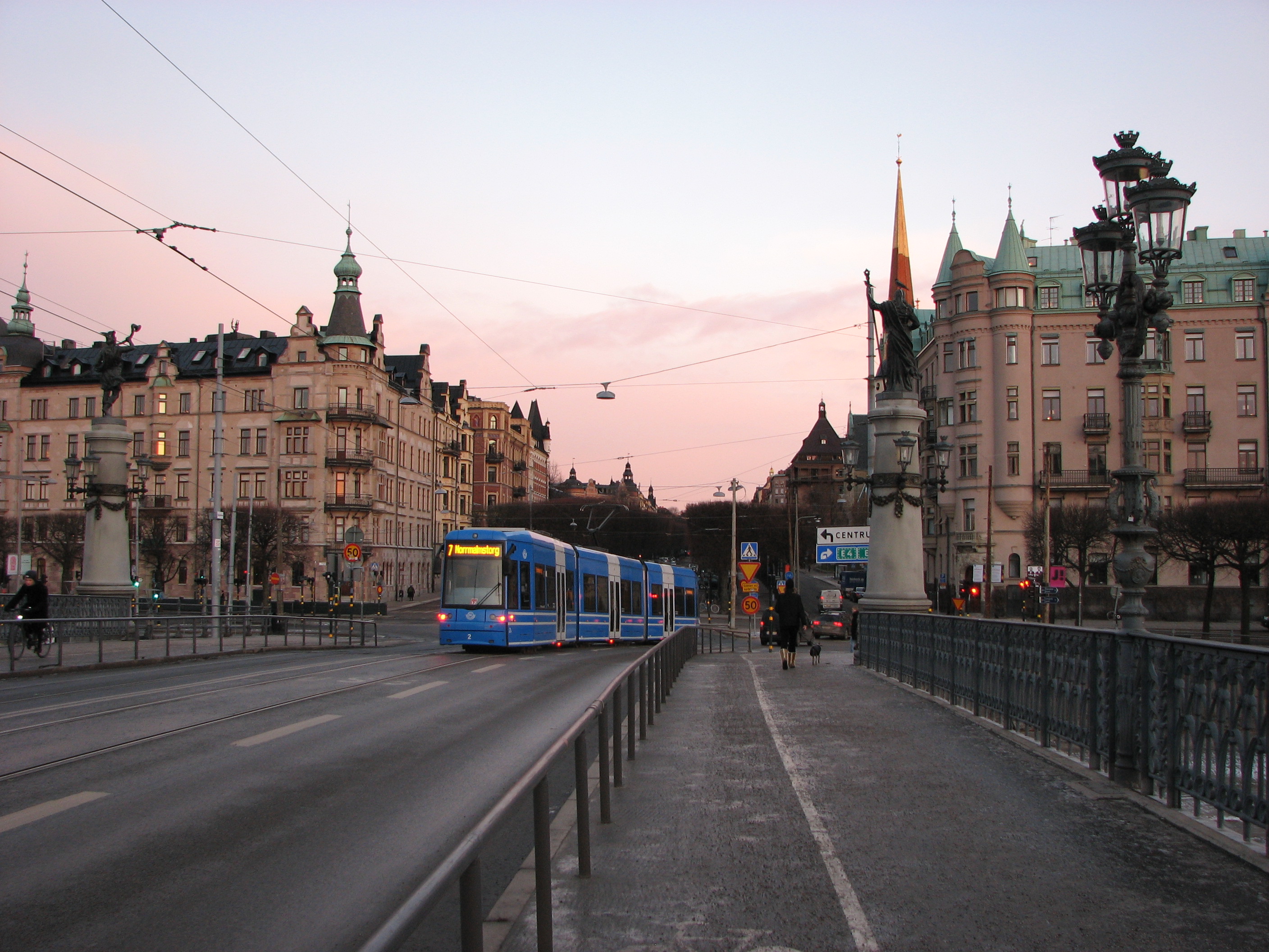 Стокгольм 2. Юргордсброн. Tram 7 Stockholm.