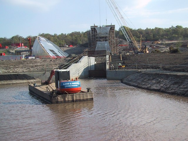 File:The Falkirk Wheel Site under Construction - geograph.org.uk - 920039.jpg