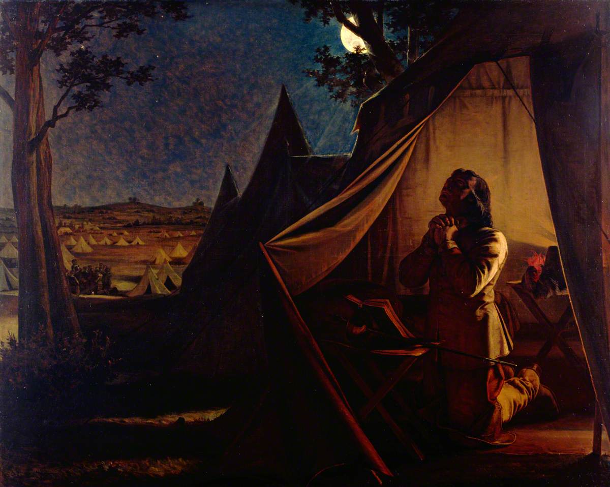 The Night before Naseby Augustus Leopold Egg (1816–1863) Royal Academy of Arts.jpg