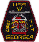 USS Georgia's ship's crest when she was an SSBN USS Georgia (SSBN-729) crest.png