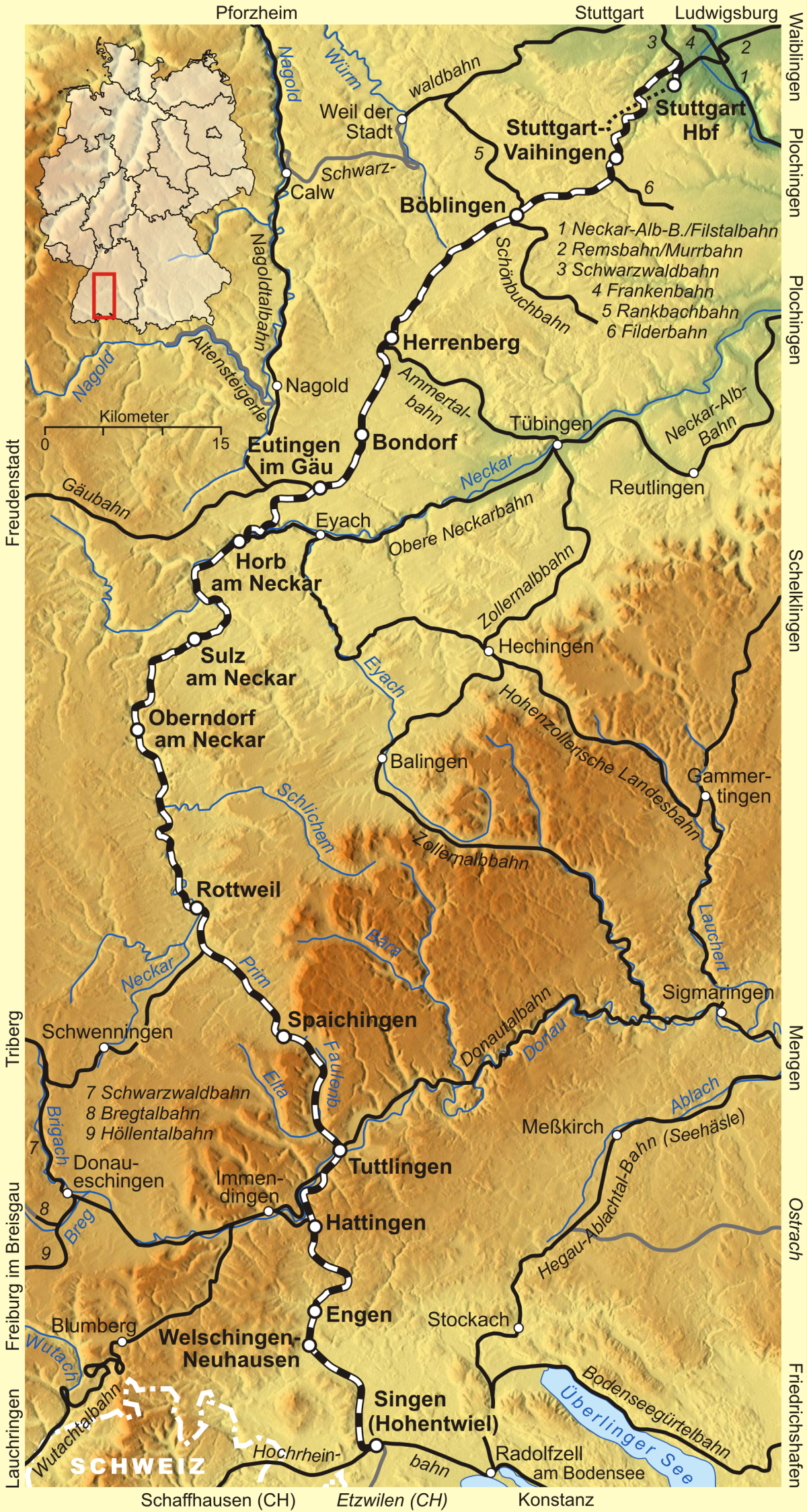 Stuttgart Horb railway Wikipedia