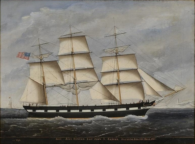 File:'John Bunyan', Capt. John A. Carver, Passing Beachy Head, 1867.jpg