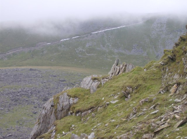 Above Clogwyn Du'r Arddu - geograph.org.uk - 551916