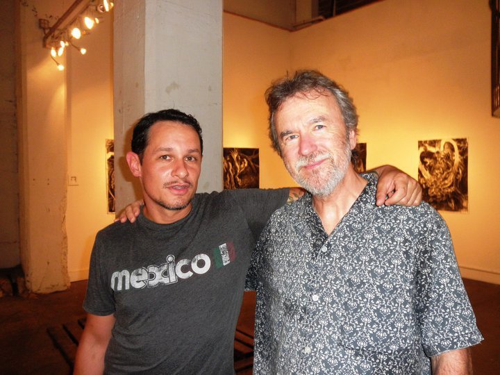 File:Brockton McKinney with friend at Gallery opening.jpg