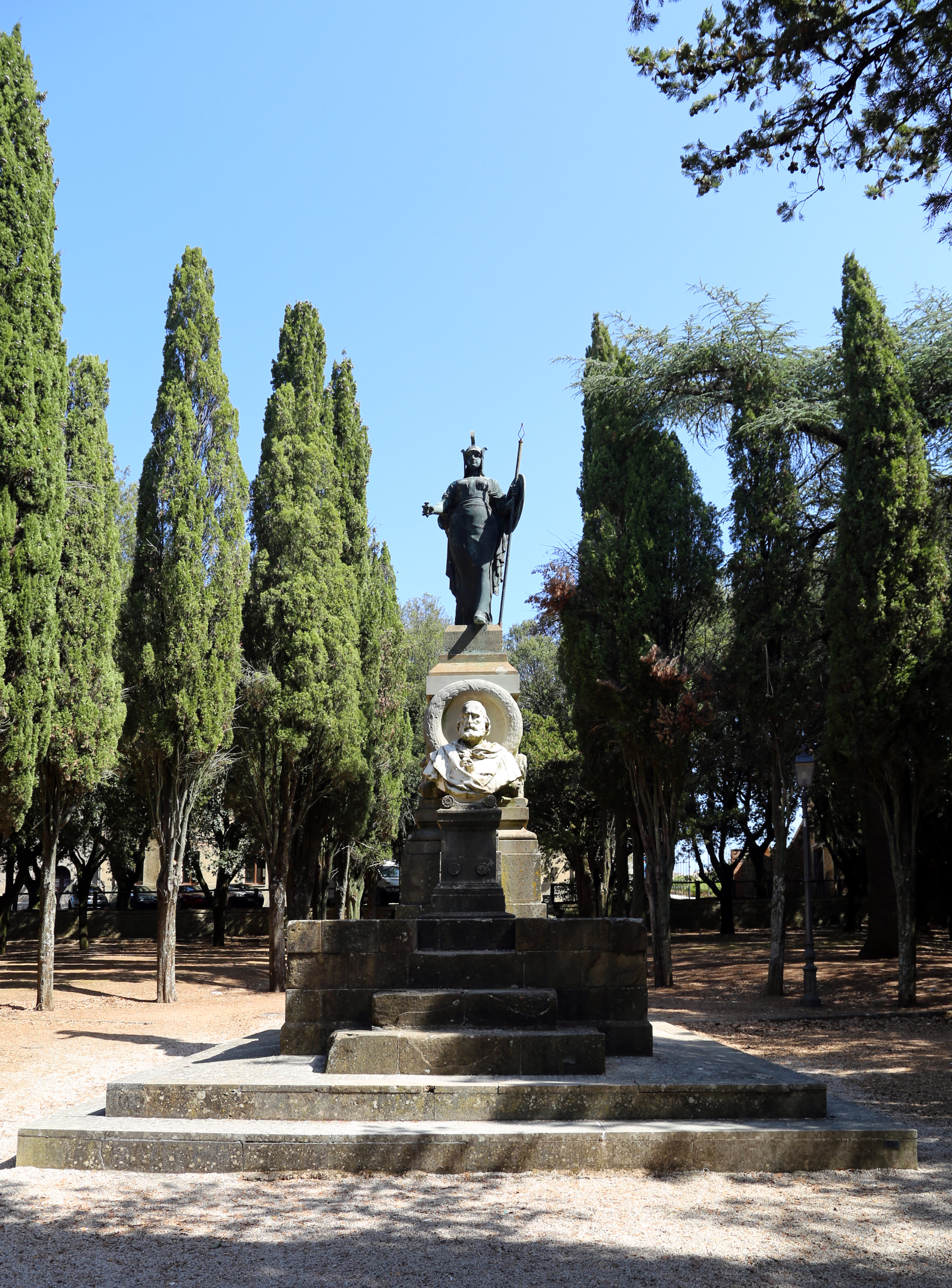 Ettore Ferrari, Monumento a Giuseppe Garibaldi, nel Parco della Rimembranza, Massa Marittim, 1904