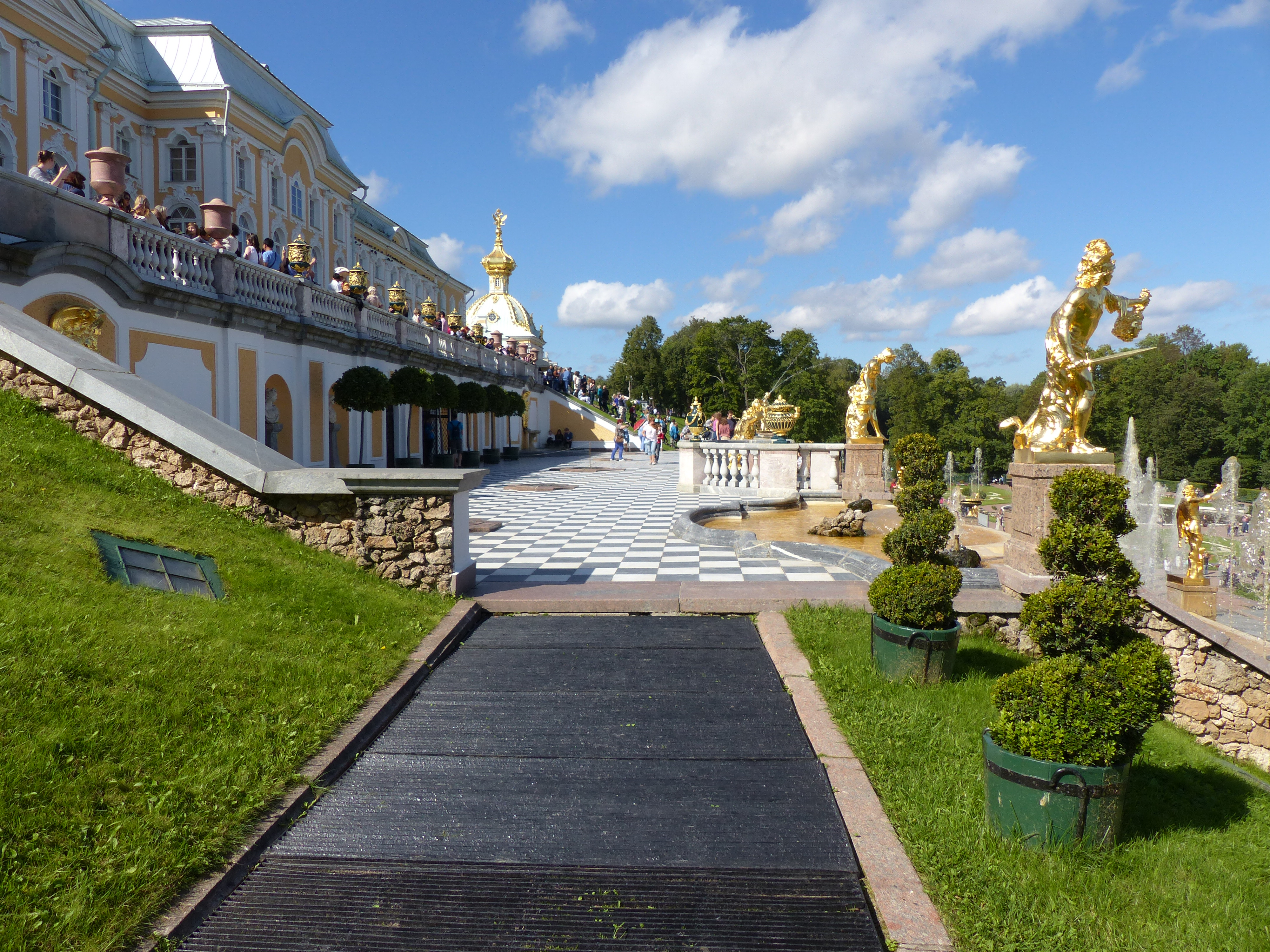 348 петергоф. Санкт Петербург Петергоф панорама. Петергоф панорама парка. Петергоф панорама сверху. Питер Петергоф сад Александр.