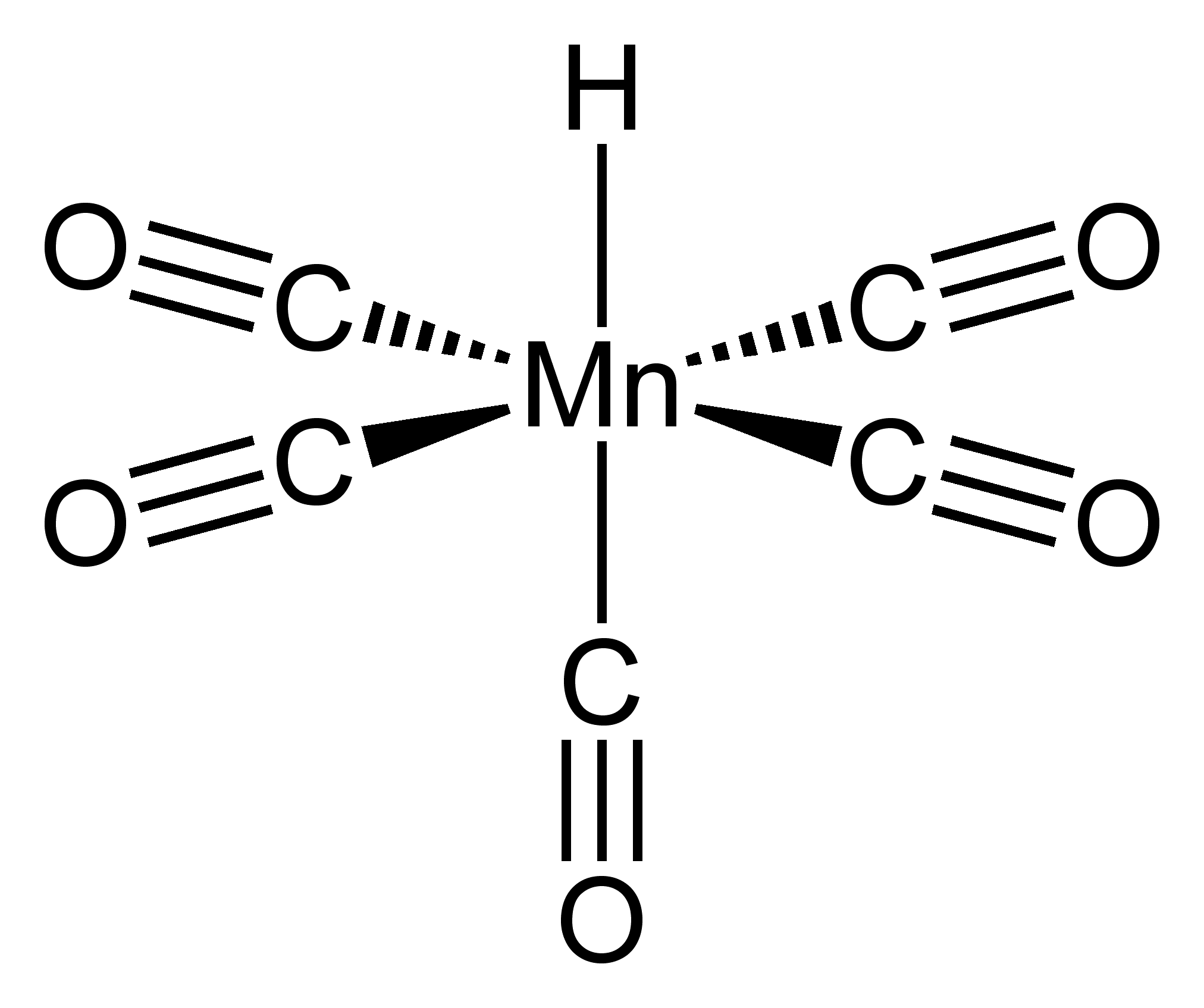 Хмн. HMN(co)5 структура. Pentacarbonylhydridomanganese.