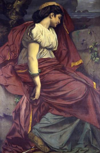 Medea col pugnale. Anselm Feuerbach