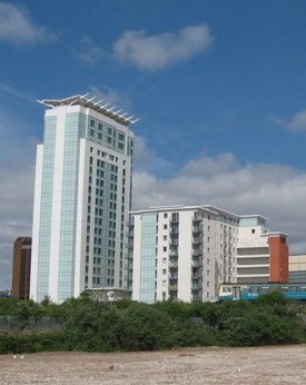 <span class="mw-page-title-main">Meridian Gate, Cardiff</span> Residential and Hotel in Cardiff, Wales