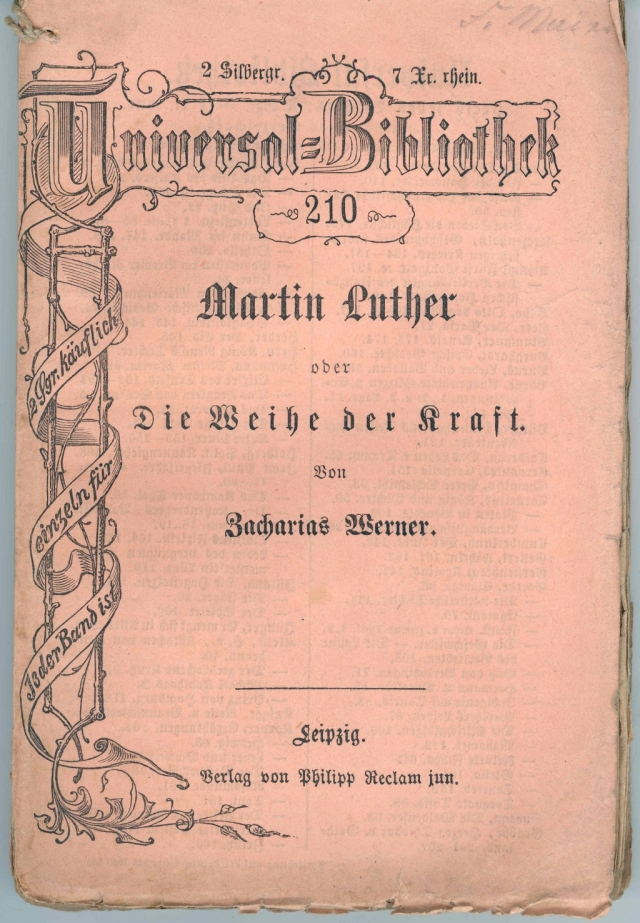 ''Martin Luther oder Die Weihe der Kraft'', 1870.