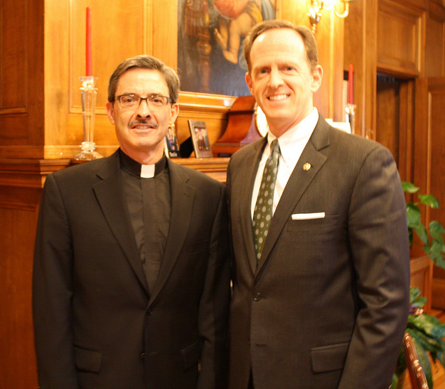 File:Rev. Kevin Quinn and Senator Pat Toomey.jpg