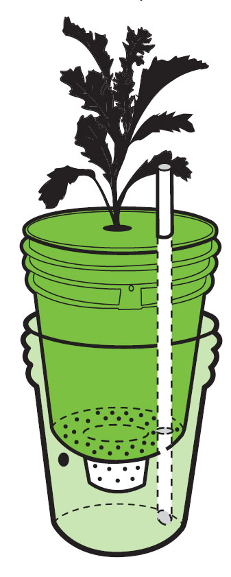 Self-watering-container