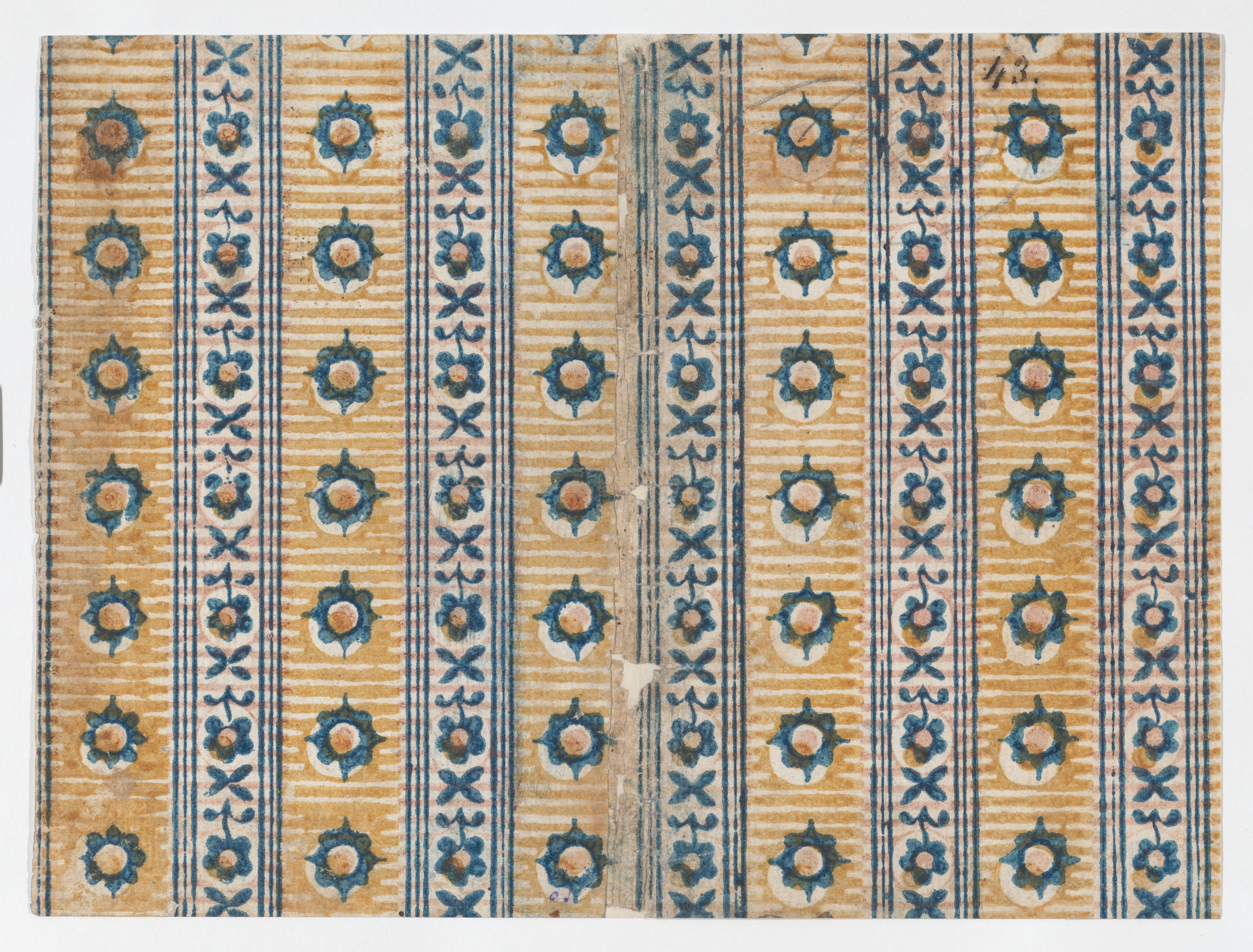 File Sheet With Five Borders With Floral And Striped Patterns Met Dp6657 Jpg Wikimedia Commons