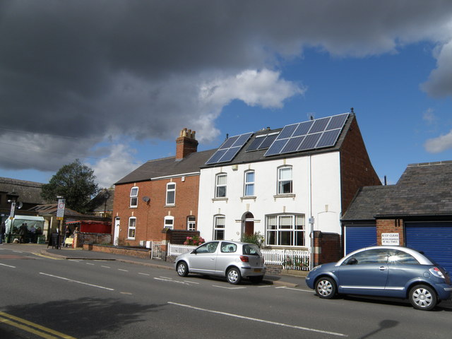 Solar panels on South Street - geograph.org.uk - 2607444