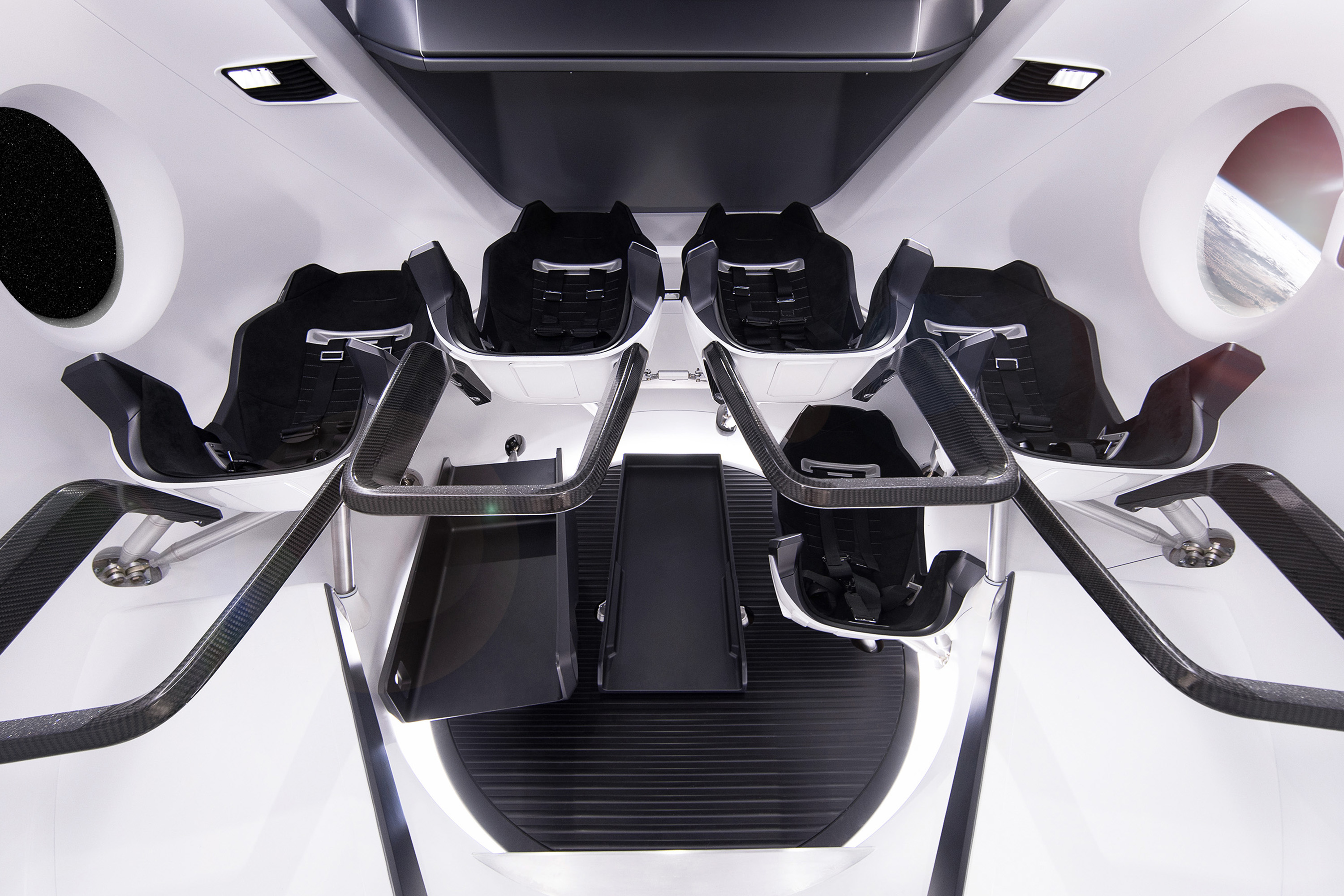 new spacex capsule interior