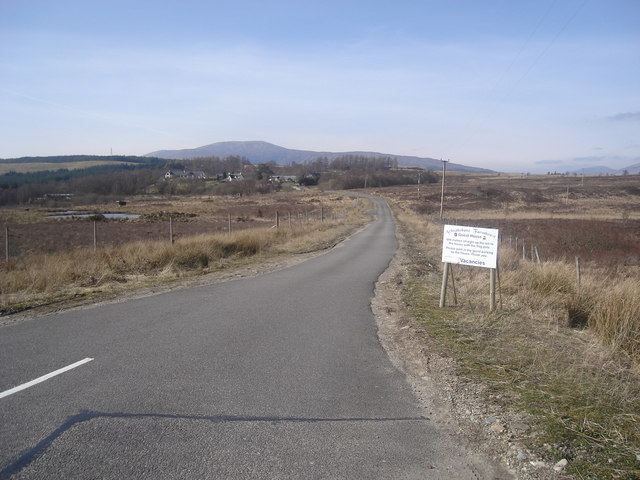 File:The road to Achnabobane from the A82 - geograph.org.uk - 385812.jpg