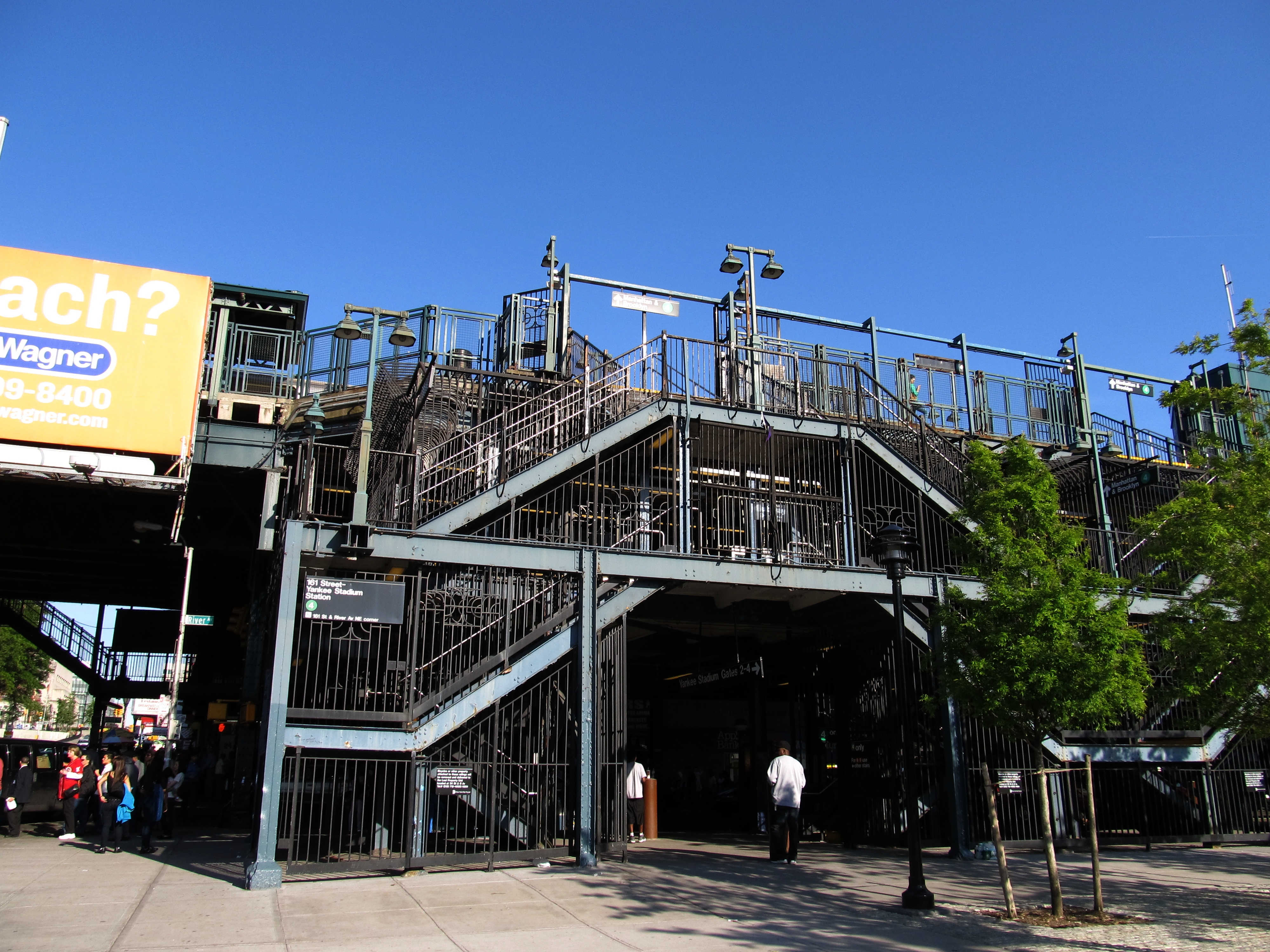 Yankee Stadium Train Station NYC Stock Photo - Image of bronx